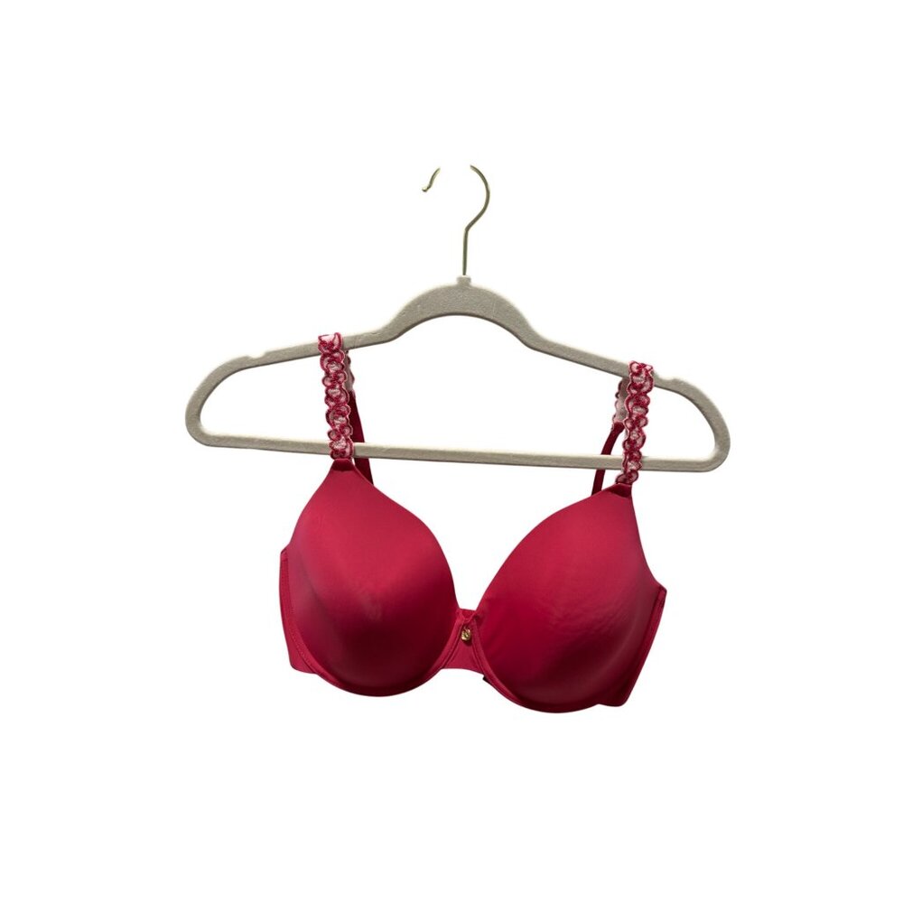 NATORI Chili/Glow Pure Luxe Contour Underwire Bra Size 34DDD 20100